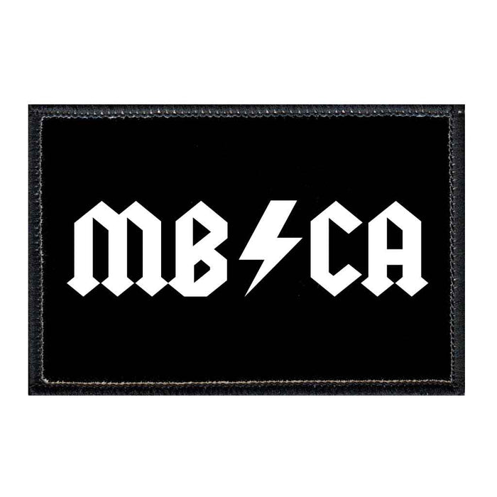 MB / CA - Black - Removable Patch - Pull Patch - Removable Patches For Authentic Flexfit and Snapback Hats