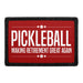 Pickleball - Making Retirement Great Again - Removable Patch - Pull Patch - Removable Patches For Authentic Flexfit and Snapback Hats
