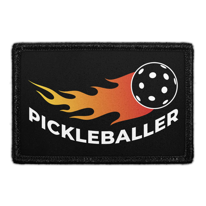 Pickleballer - Removable Patch - Pull Patch - Removable Patches For Authentic Flexfit and Snapback Hats