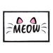 Meow - Patch - Pull Patch - Removable Patches For Authentic Flexfit and Snapback Hats