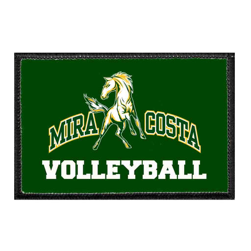 Mira Costa Sports - Volleyball - Removable Patch - Pull Patch - Removable Patches That Stick To Your Gear