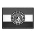 Missouri State Flag - Black and White - Removable Patch - Pull Patch - Removable Patches For Authentic Flexfit and Snapback Hats