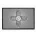 New Mexico State Flag - Black and White - Removable Patch - Pull Patch - Removable Patches For Authentic Flexfit and Snapback Hats