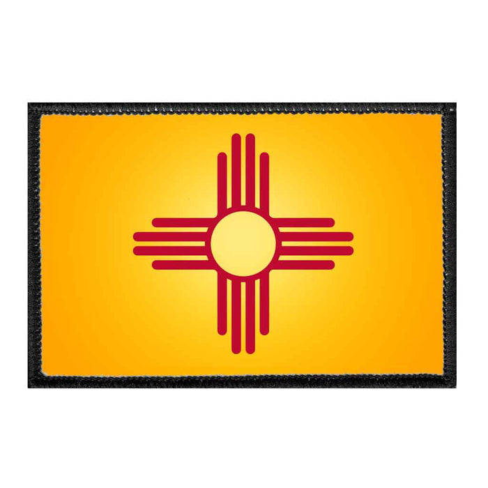 New Mexico State Flag - Color - Removable Patch - Pull Patch - Removable Patches For Authentic Flexfit and Snapback Hats