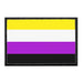 Nonbinary Pride Flag - Removable Patch - Pull Patch - Removable Patches For Authentic Flexfit and Snapback Hats