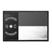 North Carolina State Flag - Black and White - Distressed - Removable Patch - Pull Patch - Removable Patches For Authentic Flexfit and Snapback Hats