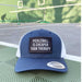 Pickleball Is Cheaper Than Therapy - Removable Patch - Pull Patch - Removable Patches For Authentic Flexfit and Snapback Hats