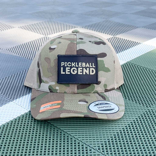 Pickleball Legend - Removable Patch - Pull Patch - Removable Patches For Authentic Flexfit and Snapback Hats