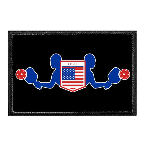 Pickleball USA - Removable Patch - Pull Patch - Removable Patches For Authentic Flexfit and Snapback Hats