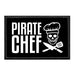 Pirate Chef - Removable Patch - Pull Patch - Removable Patches That Stick To Your Gear