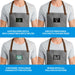 Pull Patch Craftsman Style Full Length BBQ & Baking Apron - Ash Grey - Pull Patch - Removable Patches That Stick To Your Gear