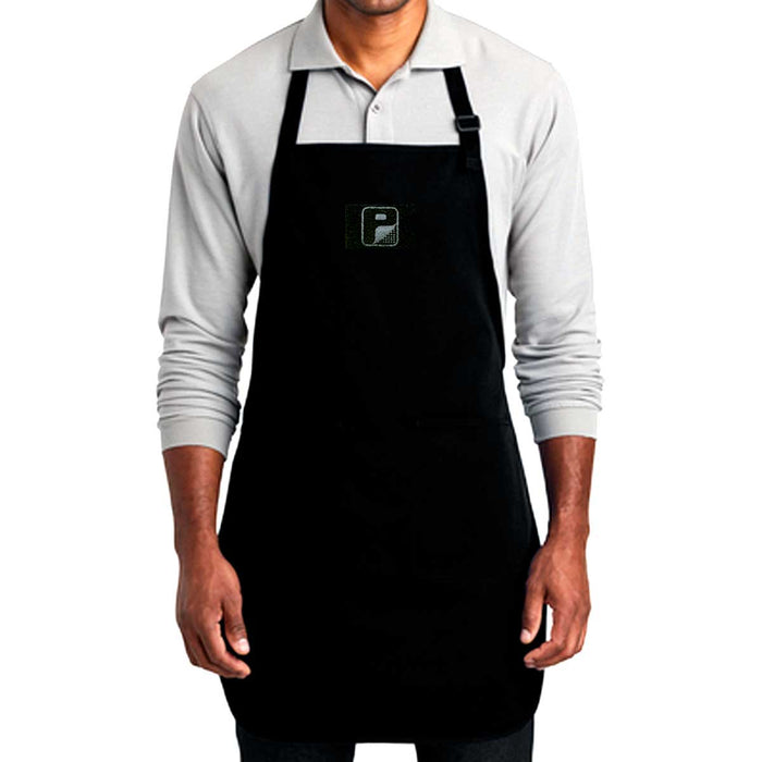 Pull Patch Premium Full Length BBQ & Baking Apron - Black - Pull Patch - Removable Patches That Stick To Your Gear