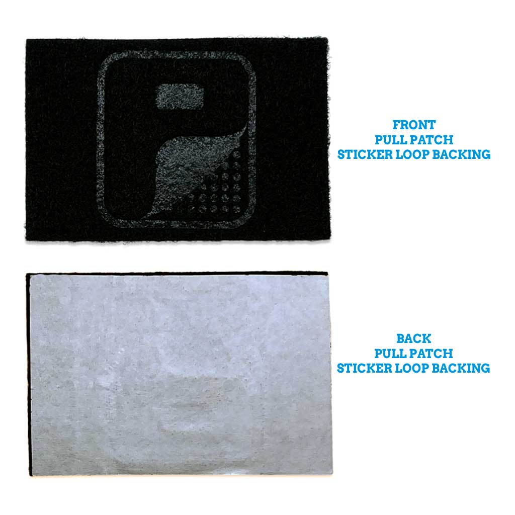 Pull Patch Sticker Loop Backing - Pull Patch - Removable Patch - That Stick To Your Gear