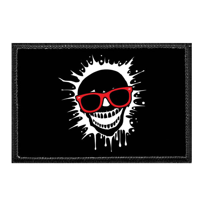 Quirky-Funny Skull - Removable Patch - Pull Patch - Removable Patches That Stick To Your Gear