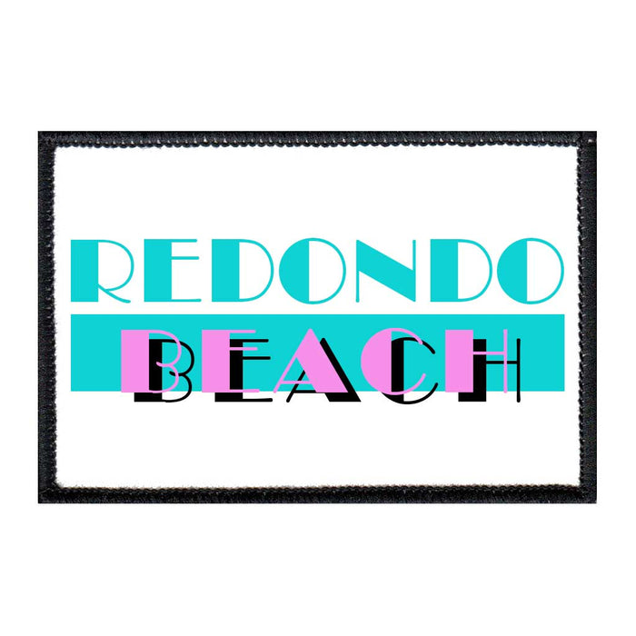 Redondo Beach - Miami Vice - Removable Patch - Pull Patch - Removable Patches For Authentic Flexfit and Snapback Hats