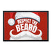 Respect The Beard - Patch - Pull Patch - Removable Patches For Authentic Flexfit and Snapback Hats