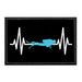 Scuba Diver Heartbeat - Removable Patch - Pull Patch - Removable Patches That Stick To Your Gear