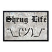 Shrug Life - Patch - Pull Patch - Removable Patches For Authentic Flexfit and Snapback Hats