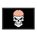 Skull With Brains - Removable Patch - Pull Patch - Removable Patches That Stick To Your Gear