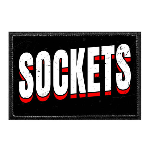 SOCKETS - Removable Patch - Pull Patch - Removable Patches That Stick To Your Gear