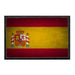 Spain Flag - Color - Distressed - Removable Patch - Pull Patch - Removable Patches For Authentic Flexfit and Snapback Hats