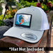 Surfing Pineapple - Removable Patch - Pull Patch - Removable Patches For Authentic Flexfit and Snapback Hats