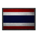 Thailand Flag - Color - Distressed - Removable Patch - Pull Patch - Removable Patches For Authentic Flexfit and Snapback Hats