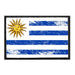 Uruguay Flag - Color - Distressed - Removable Patch - Pull Patch - Removable Patches For Authentic Flexfit and Snapback Hats