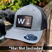 W - Anchor - Removable Patch - Pull Patch - Removable Patches For Authentic Flexfit and Snapback Hats