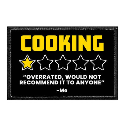 1-Star Cooking - Removable Patch - Pull Patch - Removable Patches That Stick To Your Gear