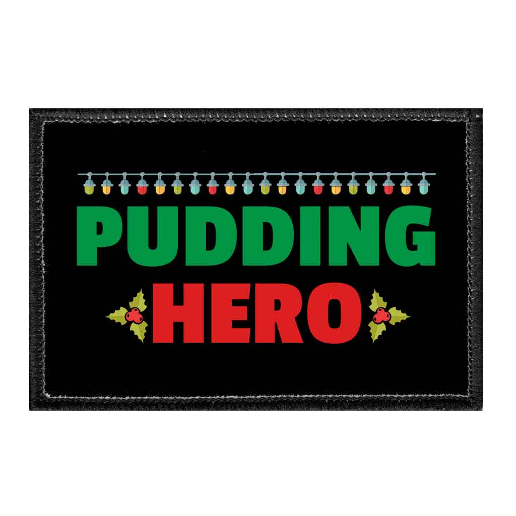 Pudding Hero - Pull Patch - Removable Patches For Authentic Flexfit and Snapback Hats