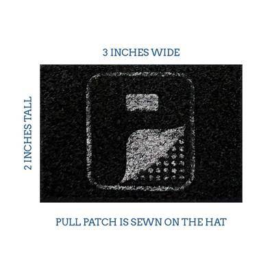 2-Tone - Melange Dark Grey and Charcoal - Delta Premium Flexfit Hat by