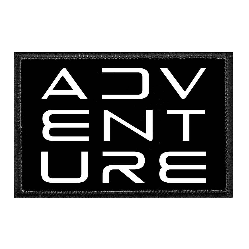 ADV ENT URE - Removable Patch - Pull Patch - Removable Patches For Authentic Flexfit and Snapback Hats