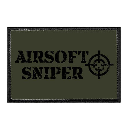 Airsoft Sniper - Removable Patch - Pull Patch - Removable Patches For Authentic Flexfit and Snapback Hats