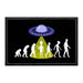 Alien - Evolution Of Man - Removable Patch - Pull Patch - Removable Patches That Stick To Your Gear