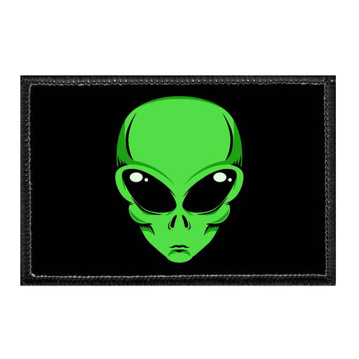Alien Head - Removable Patch - Pull Patch - Removable Patches That Stick To Your Gear