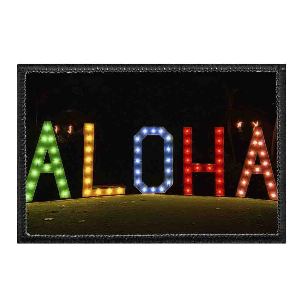 Aloha Lights - Patch - Pull Patch - Removable Patches That Stick To Your Gear