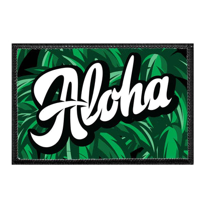 Aloha Palm - Removable Patch - Pull Patch - Removable Patches For Authentic Flexfit and Snapback Hats