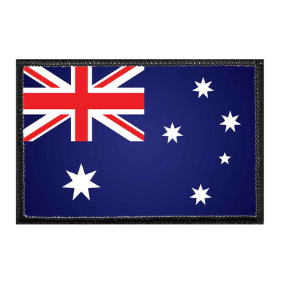 Australia Flag - Color - Removable Patch - Pull Patch - Removable Patches For Authentic Flexfit and Snapback Hats