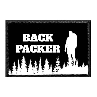 BACKPACKER - Removable Patch - Pull Patch - Removable Patches That Stick To Your Gear