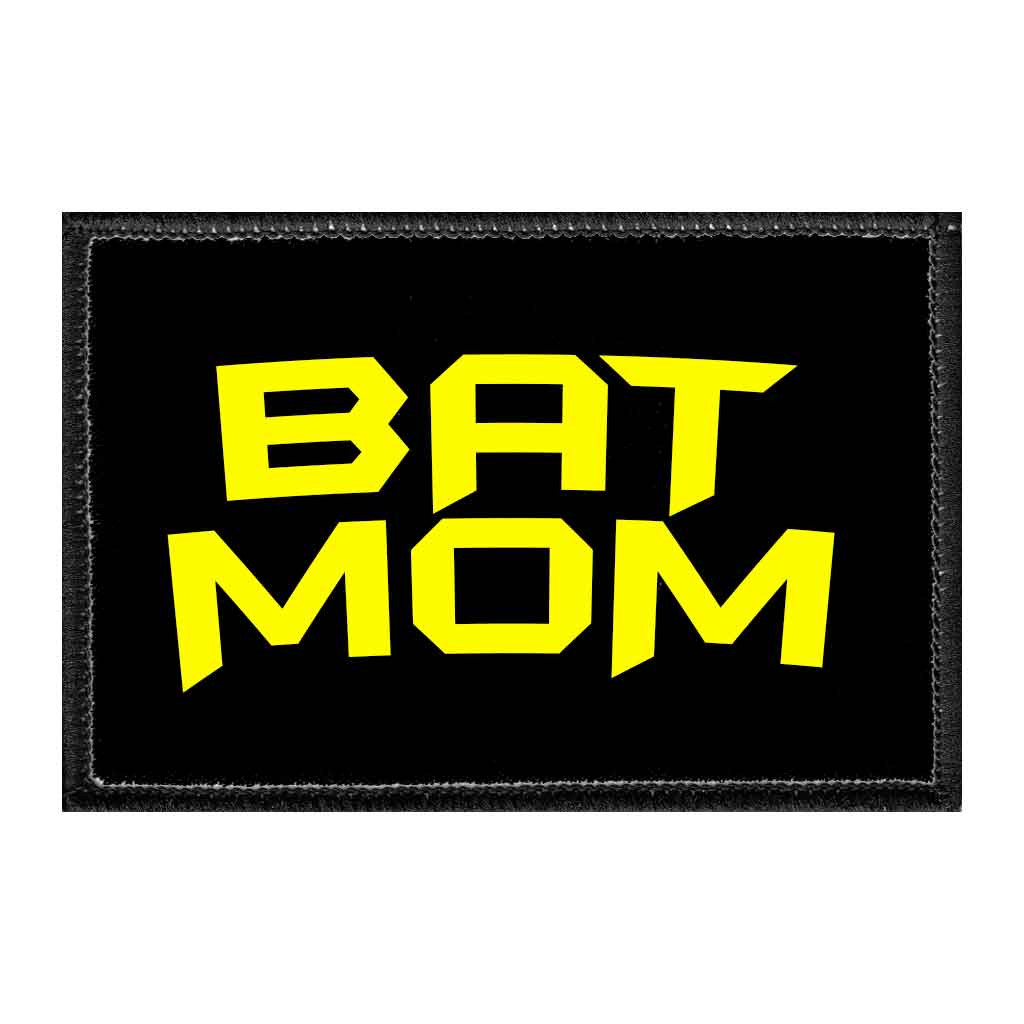 Batmom - Removable Patch - Pull Patch - Removable Patches That Stick To Your Gear