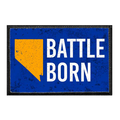 Battle Born - Nevada - Removable Patch - Pull Patch - Removable Patches For Authentic Flexfit and Snapback Hats