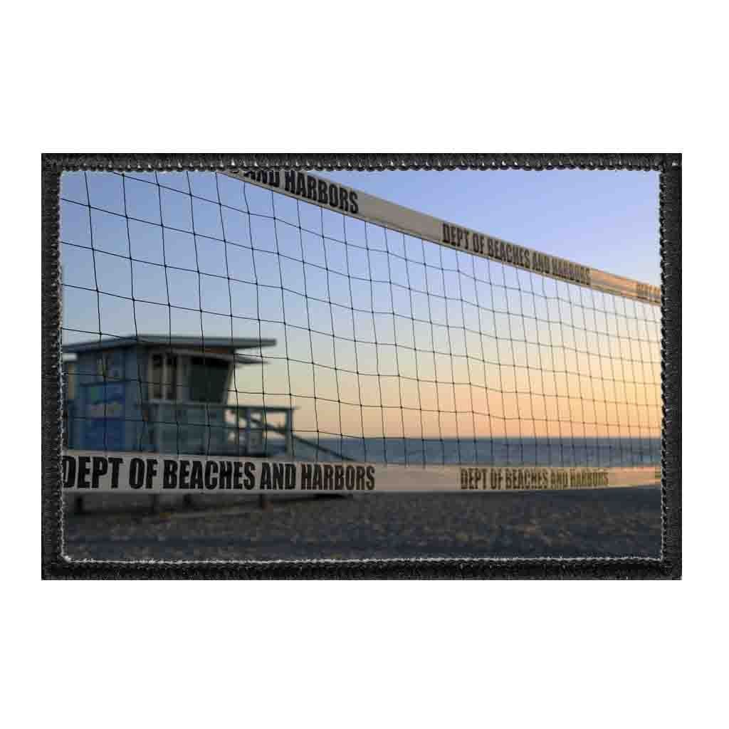 Beach Volleyball - Patch - Pull Patch - Removable Patches That Stick To Your Gear