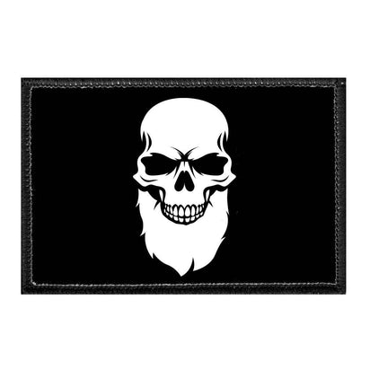 Bearded Skull - Removable Patch - Pull Patch - Removable Patches That Stick To Your Gear