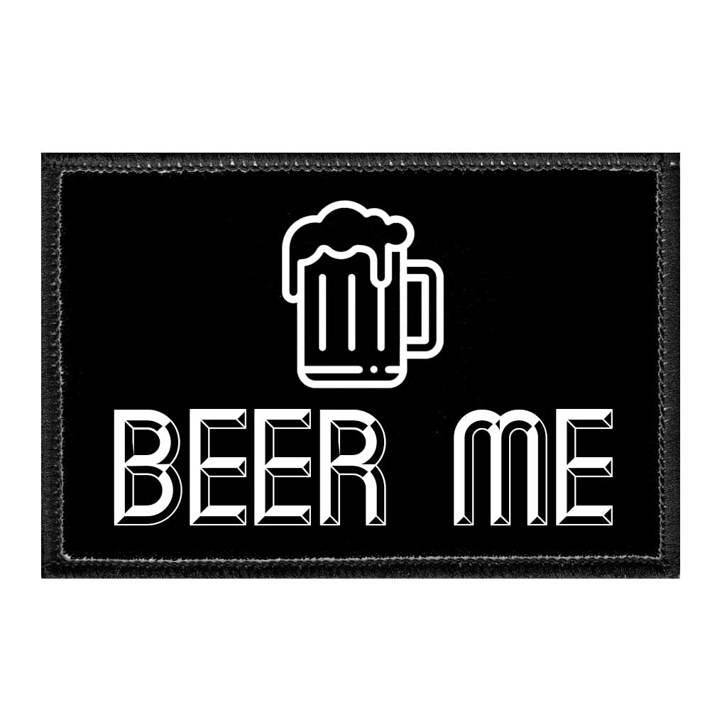 Beer Me - Removable Patch - Pull Patch - Removable Patches For Authentic Flexfit and Snapback Hats