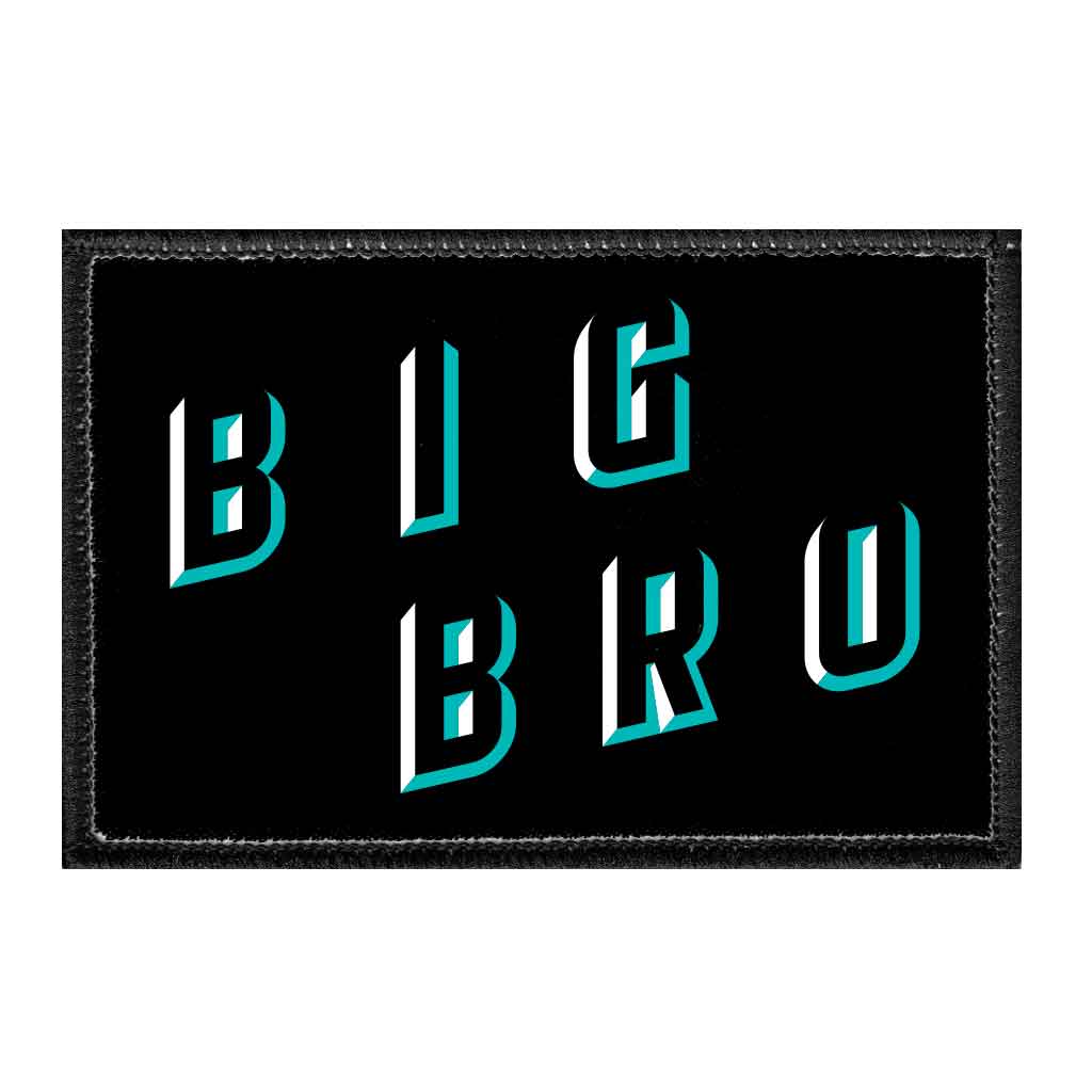 Big Bro - Removable Patch - Pull Patch - Removable Patches For Authentic Flexfit and Snapback Hats