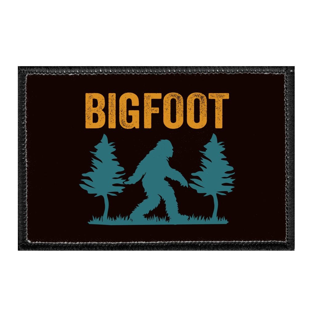 BIGFOOT - Colors - Removable Patch - Pull Patch - Removable Patches That Stick To Your Gear