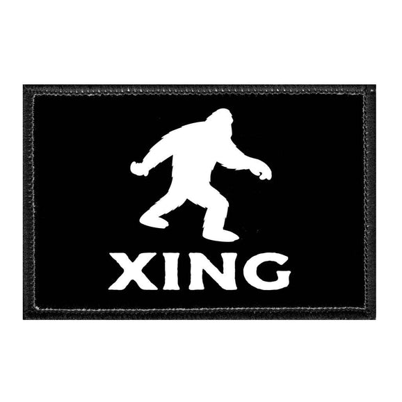 Bigfoot Crossing - Removable Patch - Pull Patch - Removable Patches That Stick To Your Gear