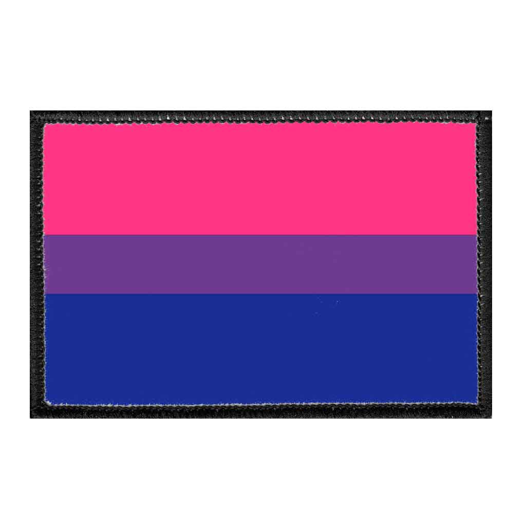Bisexual Pride Flag - Removable Patch - Pull Patch - Removable Patches For Authentic Flexfit and Snapback Hats