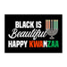 Black Is Beautiful - Happy Kwanzaa - Removable Patch - Pull Patch - Removable Patches That Stick To Your Gear
